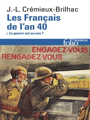 cover image of Les Français de l'an 40, Tome 1